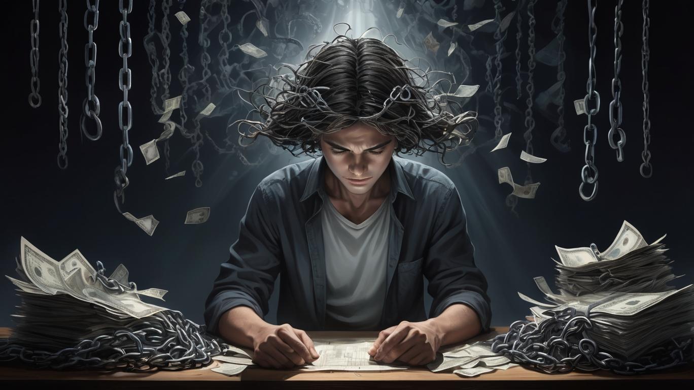How does financial debt clog our minds and lives?