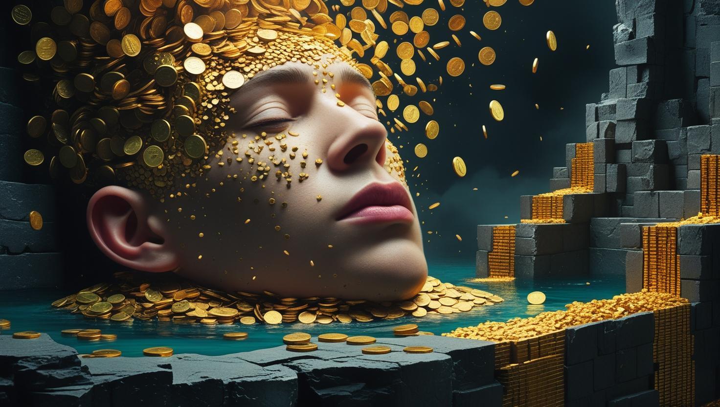How is wealth blocked by a poverty mindset?